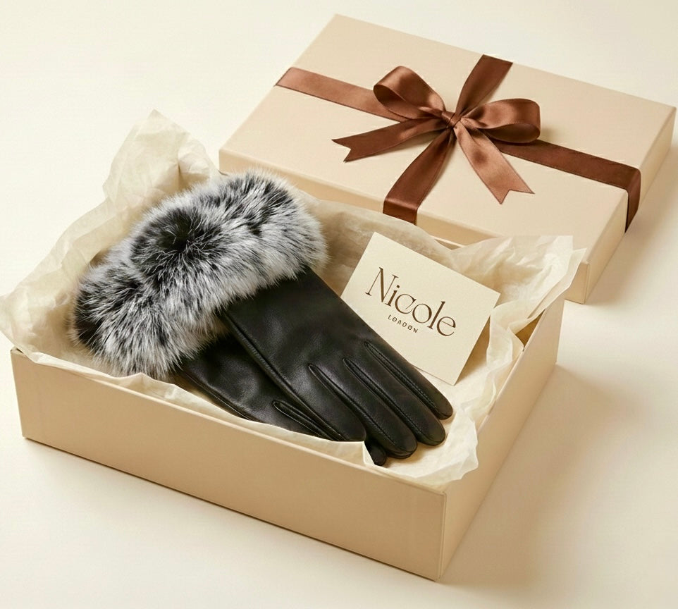 The Aurora Fur-Cuff Gloves
