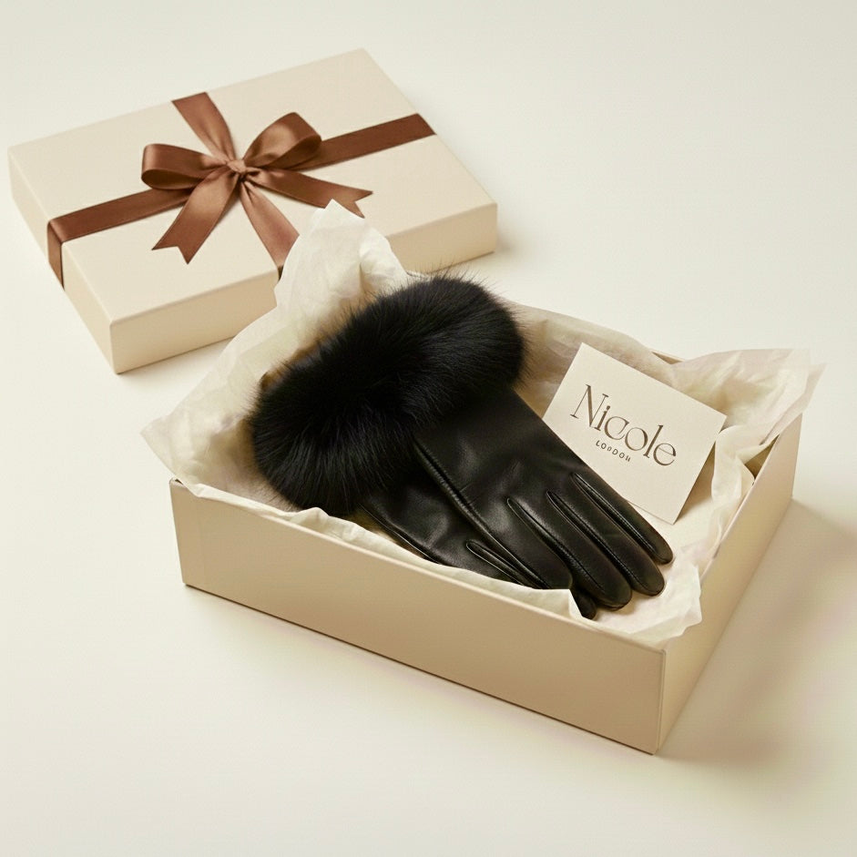 The Aurora Fur-Cuff Gloves
